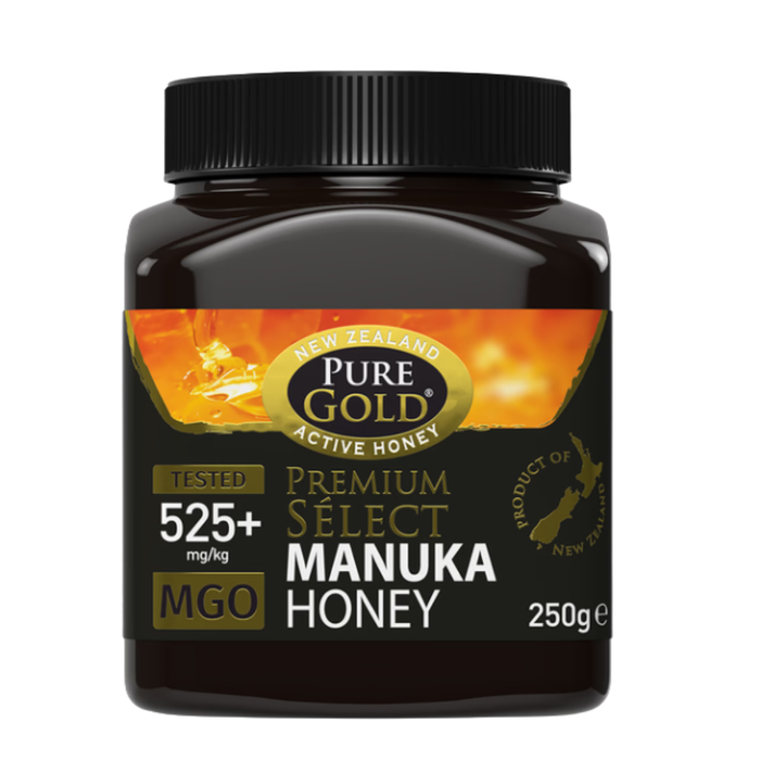 Pure Gold Premium Select Manuka Honey MGO 525+ 250g