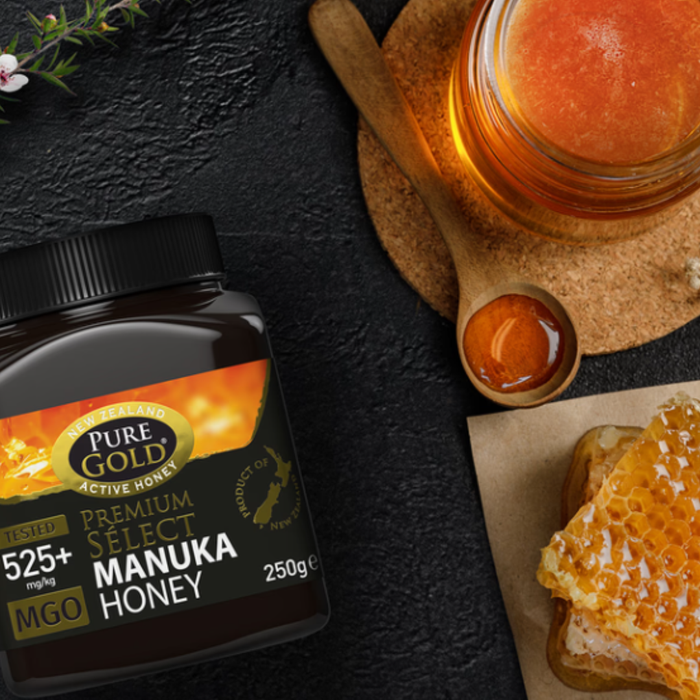 Pure Gold Premium Select Manuka Honey MGO 525+ 250g
