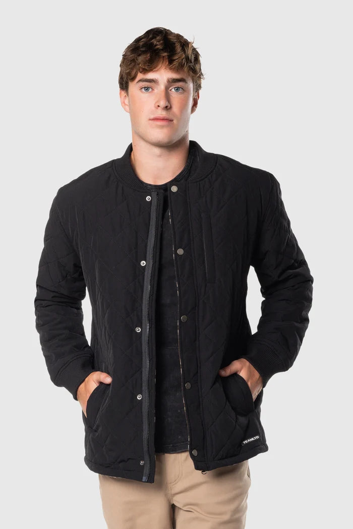 Quilted Bomber Outerwear - Alternate 5