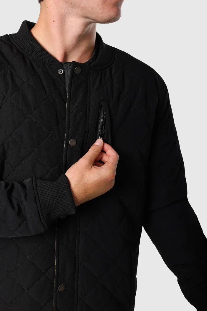 Quilted Bomber Outerwear - Image 13