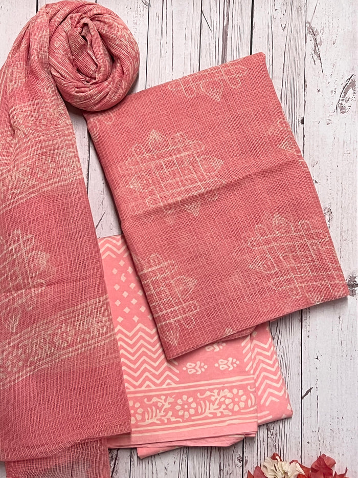 Rangoli printed kota kurta set