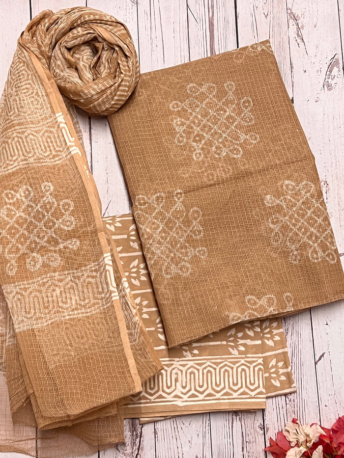 Rangoli printed kota kurta set