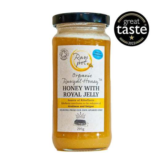 Rawpot Organic Rawyal Honey with Royall Jelly 295g