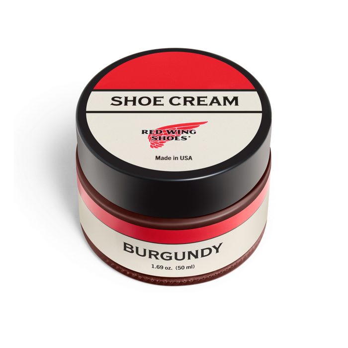 Red Wing Burgundy Boot Cream Polish 98035
