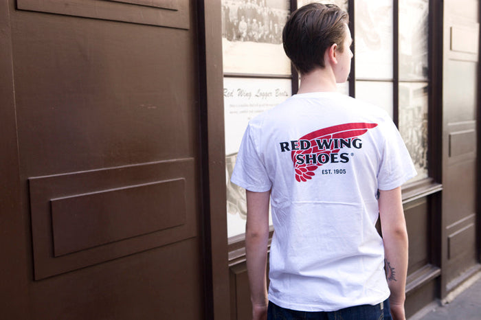 Red Wing T Shirt White 97610