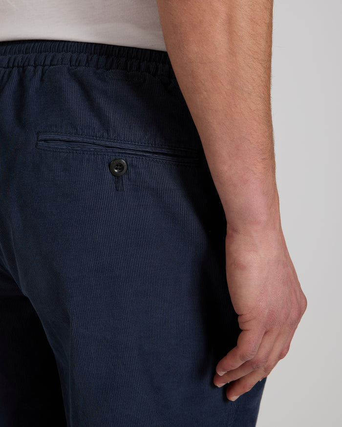 Regular fit corduroy Bermuda shorts
