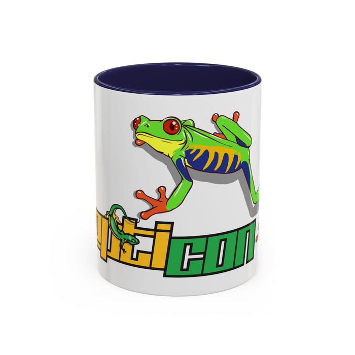 Repticon Accent Coffee Mug w/ Red-Eyed Tree Frog