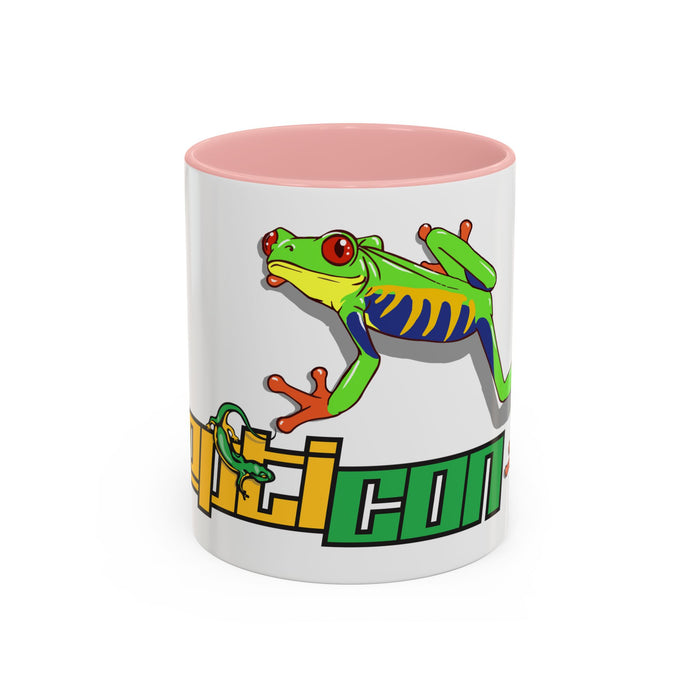 Repticon Accent Coffee Mug w/ Red-Eyed Tree Frog
