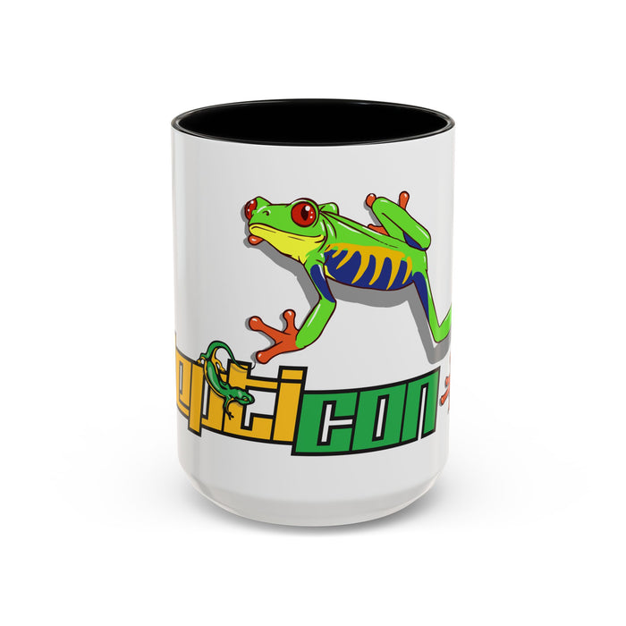 Repticon Accent Coffee Mug w/ Red-Eyed Tree Frog