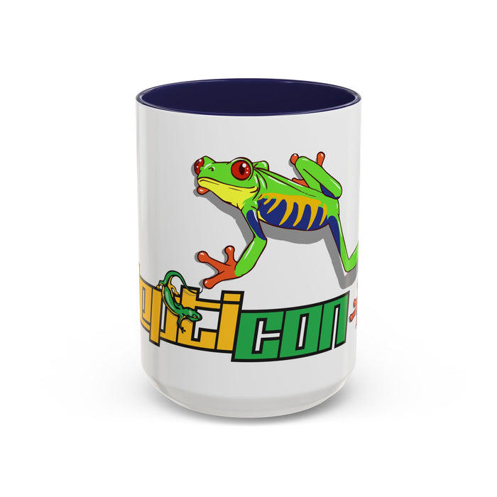 Repticon Accent Coffee Mug w/ Red-Eyed Tree Frog