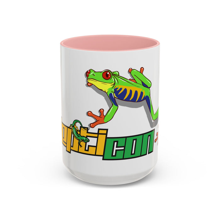 Repticon Accent Coffee Mug w/ Red-Eyed Tree Frog