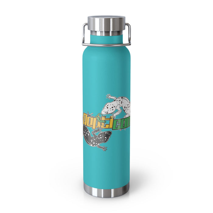 Repticon Copper Vacuum Insulated Bottle, 22oz w/ Gecko