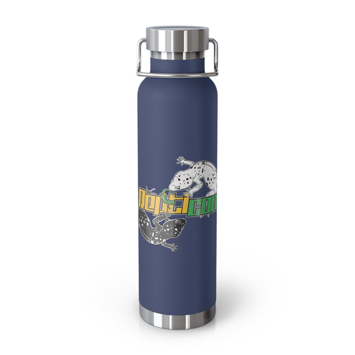 Repticon Copper Vacuum Insulated Bottle, 22oz w/ Gecko