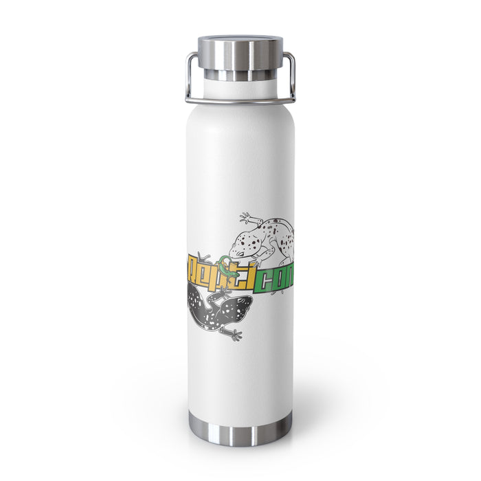 Repticon Copper Vacuum Insulated Bottle, 22oz w/ Gecko