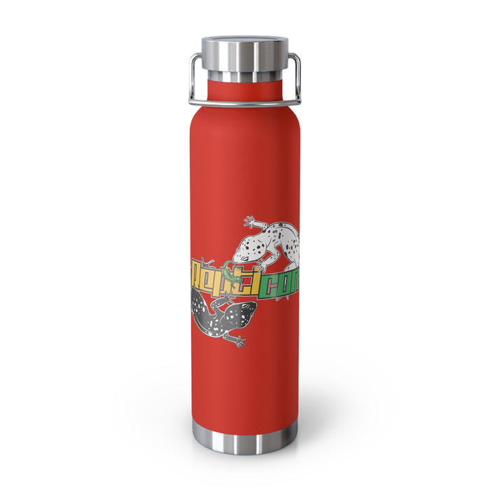Repticon Copper Vacuum Insulated Bottle, 22oz w/ Gecko