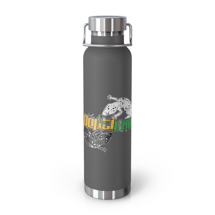 Repticon Copper Vacuum Insulated Bottle, 22oz w/ Gecko