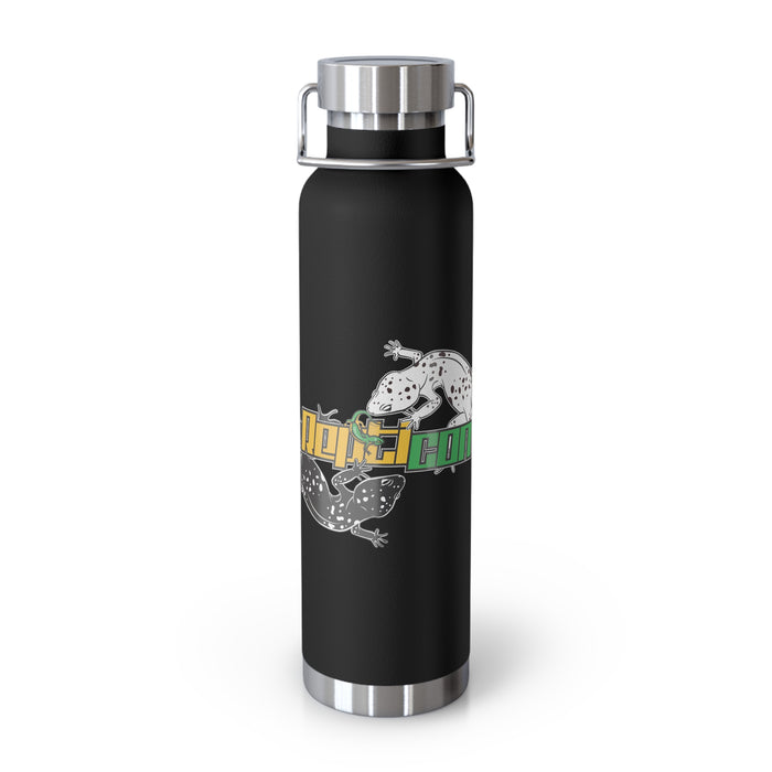 Repticon Copper Vacuum Insulated Bottle, 22oz w/ Gecko
