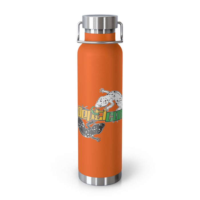Repticon Copper Vacuum Insulated Bottle, 22oz w/ Gecko