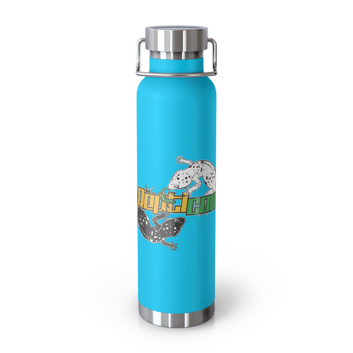 Repticon Copper Vacuum Insulated Bottle, 22oz w/ Gecko