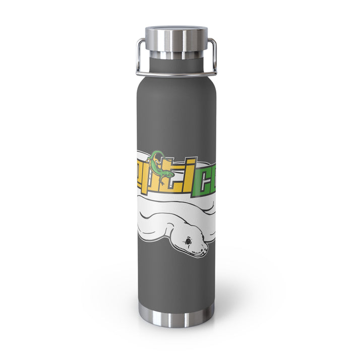 Repticon Copper Vacuum Insulated Bottle, 22oz w/ White Ball Python
