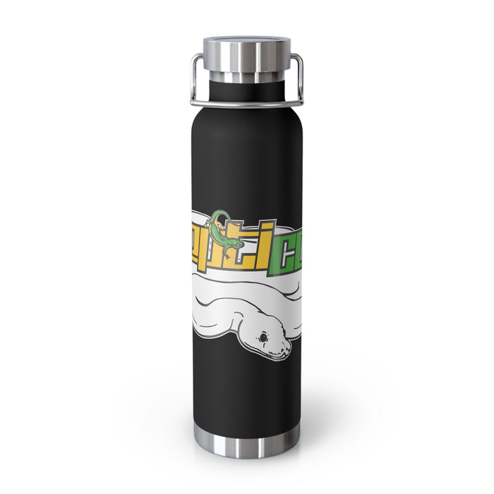 Repticon Copper Vacuum Insulated Bottle, 22oz w/ White Ball Python