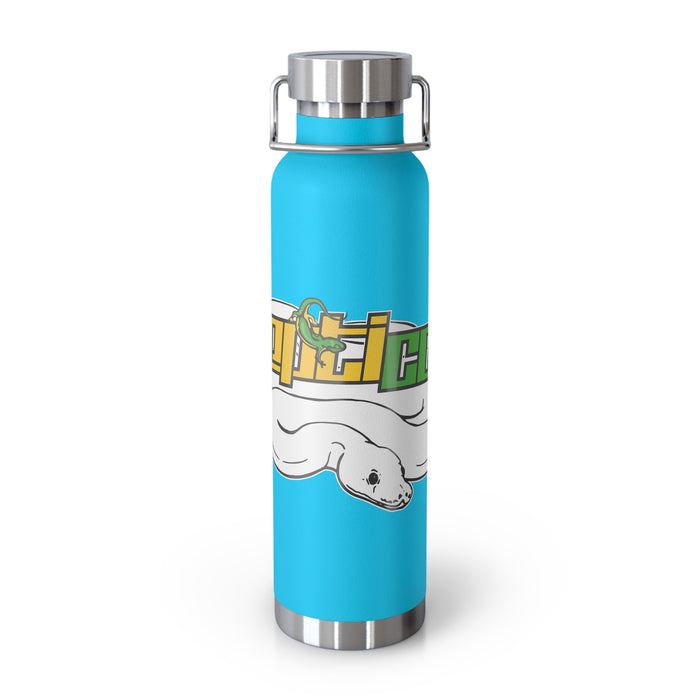 Repticon Copper Vacuum Insulated Bottle, 22oz w/ White Ball Python