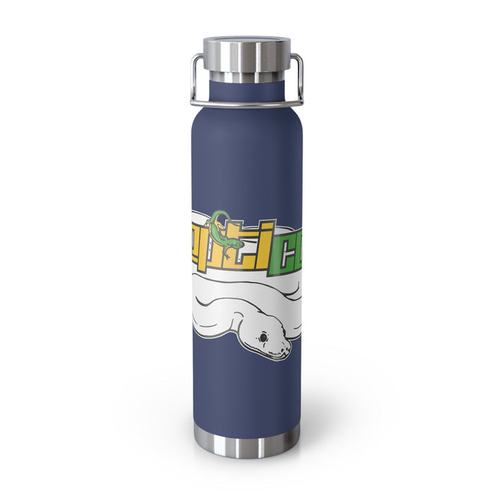 Repticon Copper Vacuum Insulated Bottle, 22oz w/ White Ball Python