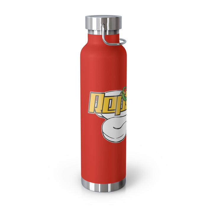 Repticon Copper Vacuum Insulated Bottle, 22oz w/ White Ball Python