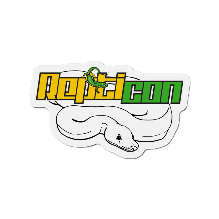Repticon Die-Cut Magnets w/ White Ball Python