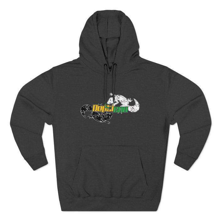 Repticon Three-Panel Fleece Hoodie w/ Gecko