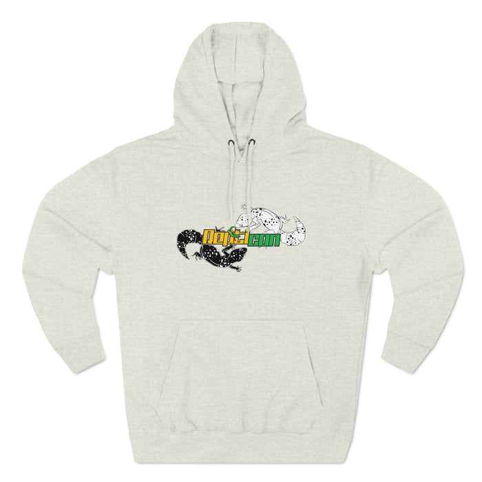 Repticon Three-Panel Fleece Hoodie w/ Gecko