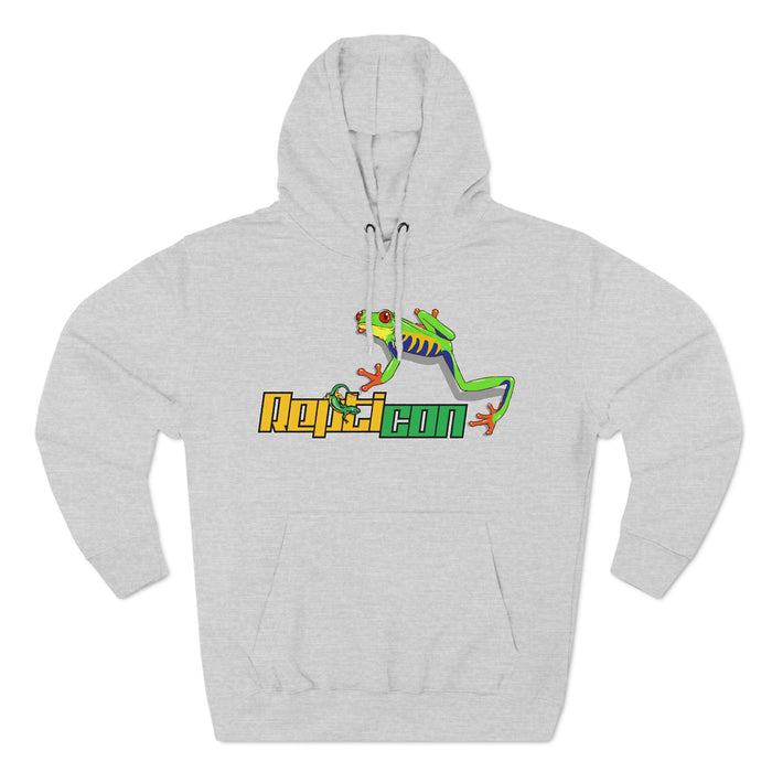 Repticon Three-Panel Fleece Hoodie w/ Red Eyed Tree Frog