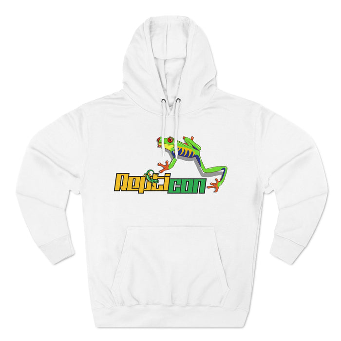 Repticon Three-Panel Fleece Hoodie w/ Red Eyed Tree Frog