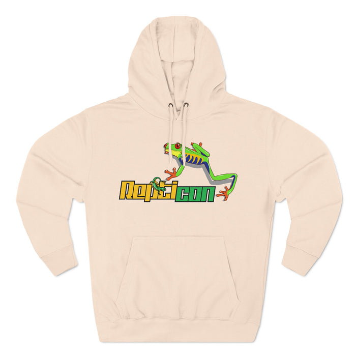 Repticon Three-Panel Fleece Hoodie w/ Red Eyed Tree Frog