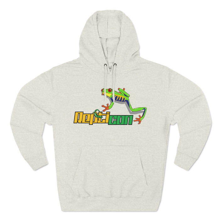 Repticon Three-Panel Fleece Hoodie w/ Red Eyed Tree Frog
