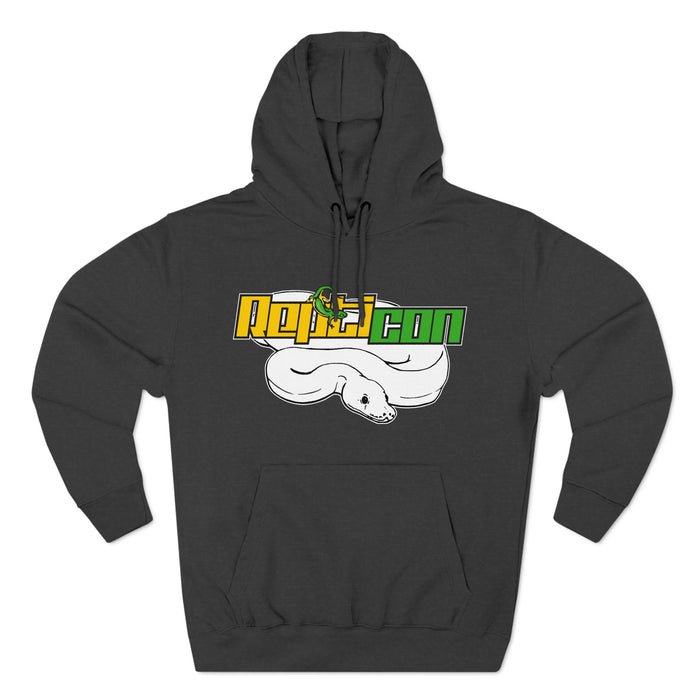 Repticon Three-Panel Fleece Hoodie w/ White Ball Python