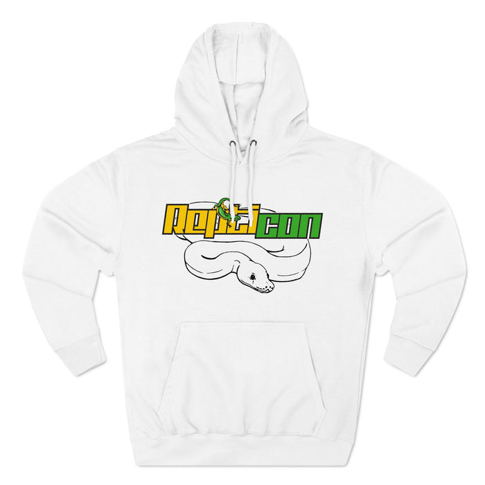 Repticon Three-Panel Fleece Hoodie w/ White Ball Python