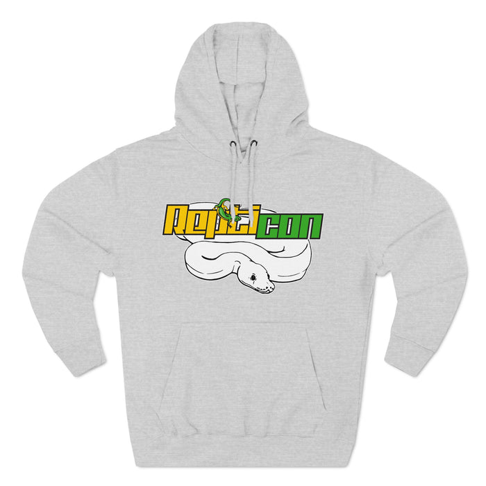 Repticon Three-Panel Fleece Hoodie w/ White Ball Python