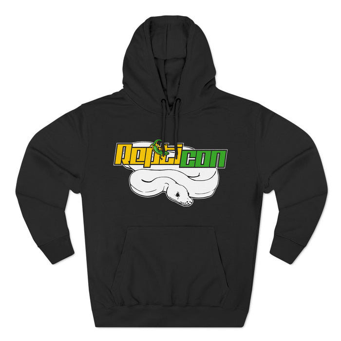 Repticon Three-Panel Fleece Hoodie w/ White Ball Python