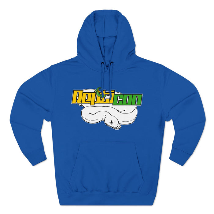 Repticon Three-Panel Fleece Hoodie w/ White Ball Python