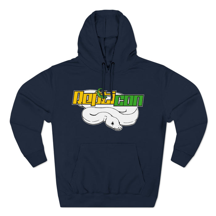 Repticon Three-Panel Fleece Hoodie w/ White Ball Python