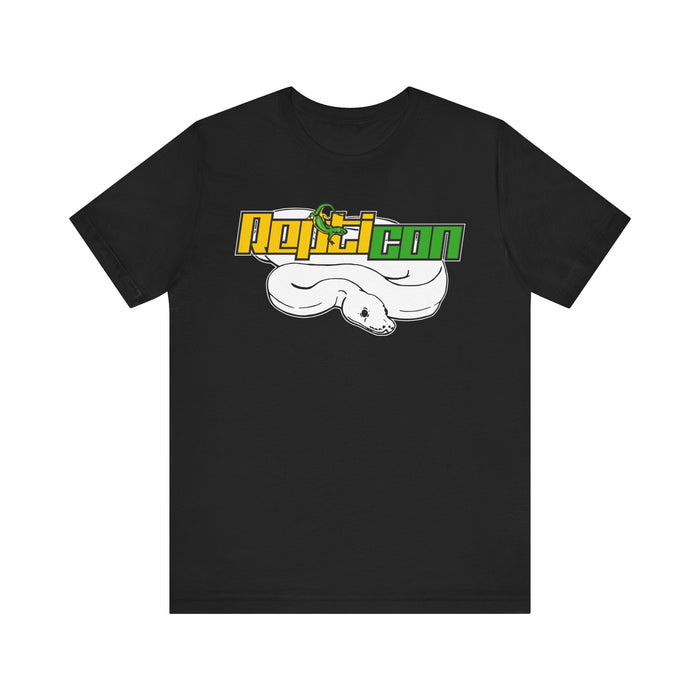 Repticon Unisex Jersey Short Sleeve Tee w/ White Ball Python