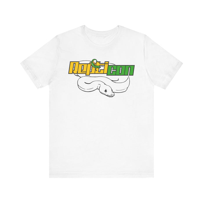 Repticon Unisex Jersey Short Sleeve Tee w/ White Ball Python