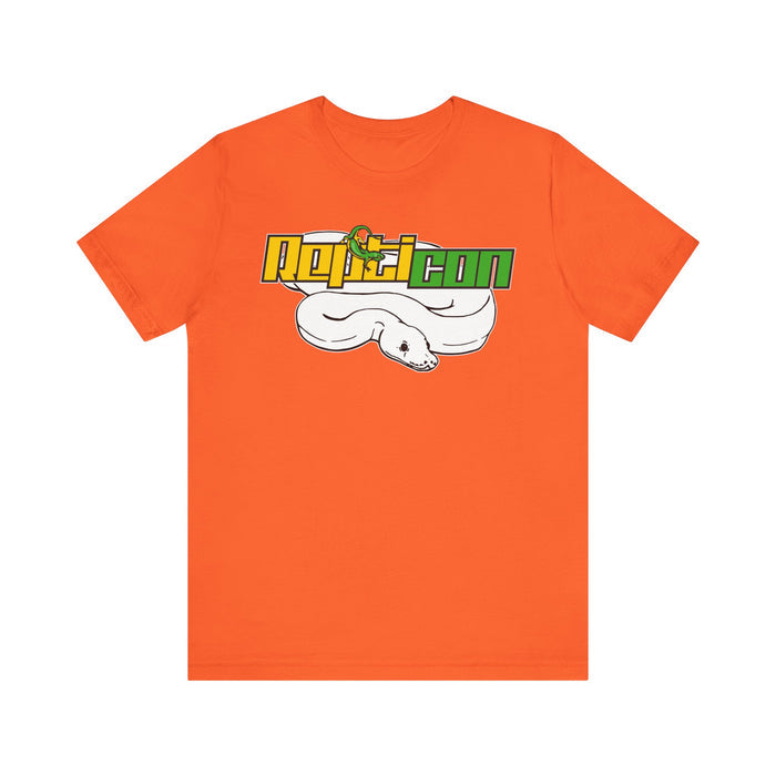 Repticon Unisex Jersey Short Sleeve Tee w/ White Ball Python