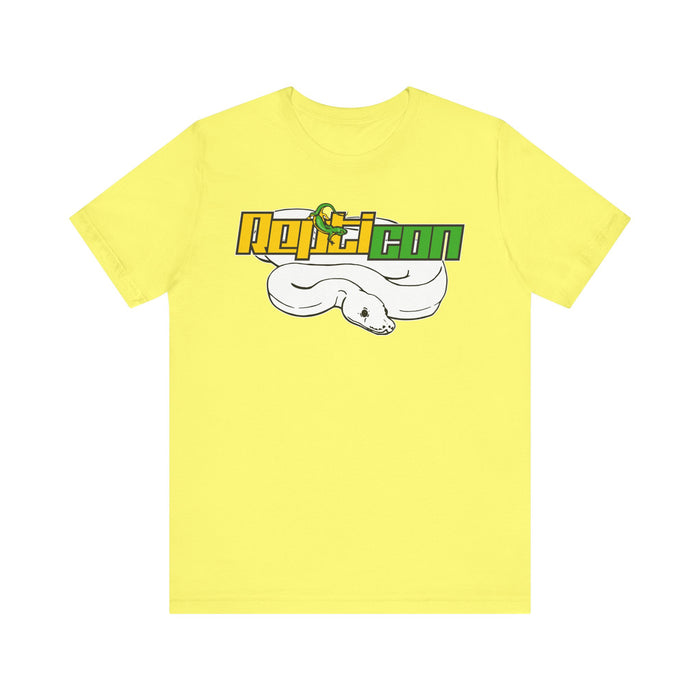 Repticon Unisex Jersey Short Sleeve Tee w/ White Ball Python