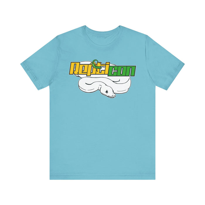 Repticon Unisex Jersey Short Sleeve Tee w/ White Ball Python