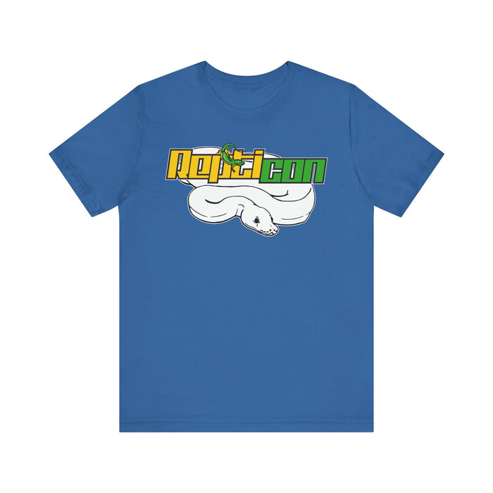 Repticon Unisex Jersey Short Sleeve Tee w/ White Ball Python