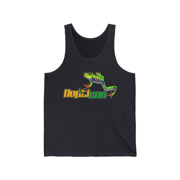 Repticon Unisex Jersey Tank w/ Red Eyed Tree Frog