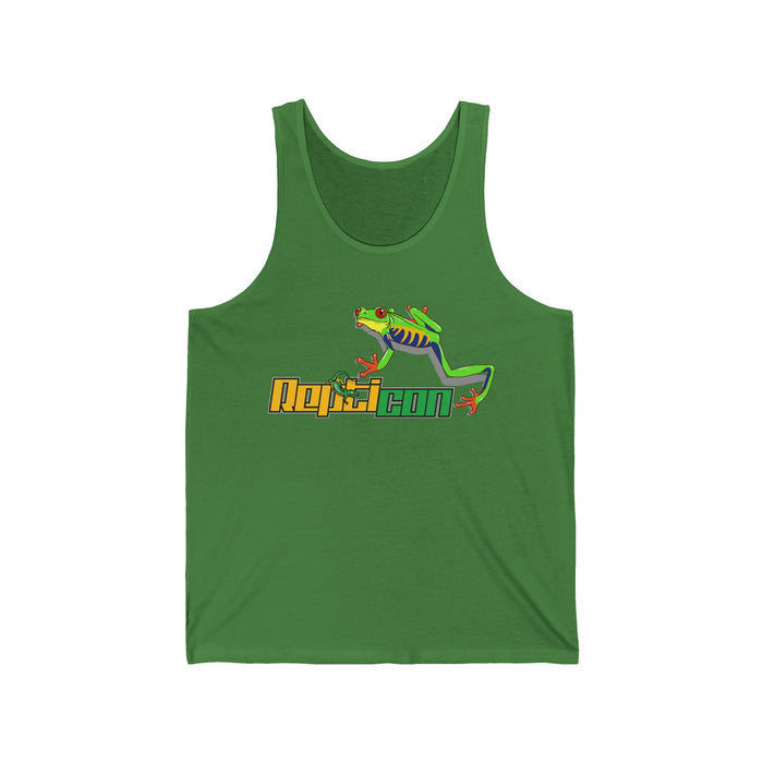 Repticon Unisex Jersey Tank w/ Red Eyed Tree Frog