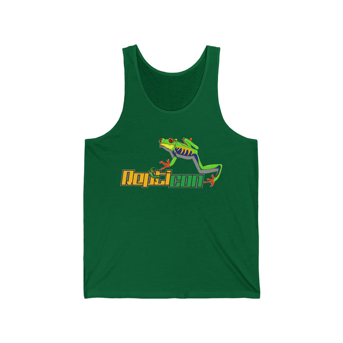 Repticon Unisex Jersey Tank w/ Red Eyed Tree Frog